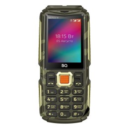 Мобильный телефон BQ 2410L Tank Power камуфляж+золотой (2,4"/0,8МП/4000mAh)