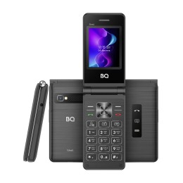 Мобильный телефон BQ 2411 Shell раскладушка черный (2.4"/0,3МП/800 mAh)
