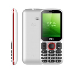 Мобильный телефон BQ 2440 Step L+ белый+красный (2,4"/800mAh)