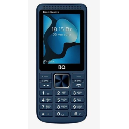 Мобильный телефон BQ 2455 Boom Quattro синий (2,4"/4SIM/камера/2700mAh)