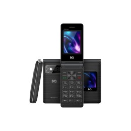 Мобильный телефон BQ 2464 Shell Duo раскладушка черный (2,4"/0,8МП/1300mAh)