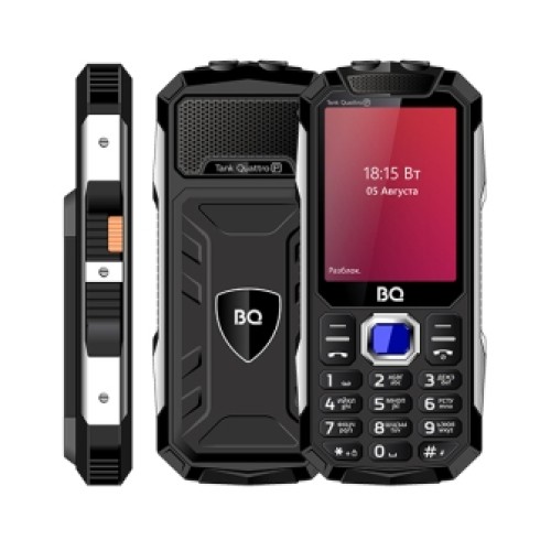 Мобильный телефон BQ 2817 Tank Quattro Power черный (2,8"/камера/5000mAh)