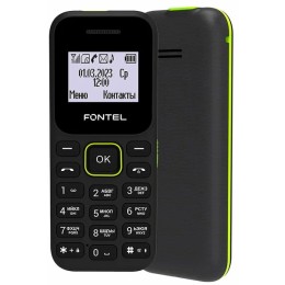 Мобильный телефон Fontel FP100 Black green (1,44"/600mAh) (без ЗУ)