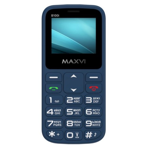 Мобильный телефон MAXVI B100i Blue (1,77"/600mAh)