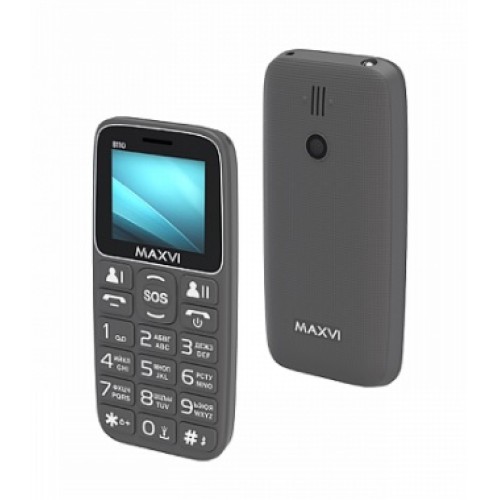 Мобильный телефон MAXVI B110 Grey (1,77"/0,3МП/1000 mAh)