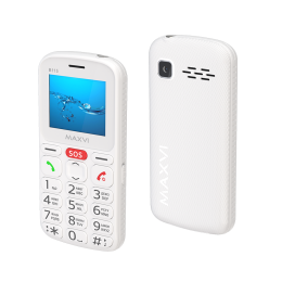 Мобильный телефон MAXVI B115 White (2,0"/0,3МП/1400mAh)