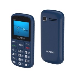 Мобильный телефон MAXVI B201 Blue (2"/0,3МП/1800mAh)