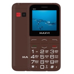 Мобильный телефон Maxvi B231 Brown (2,31"/1,3МП/1400mAh)