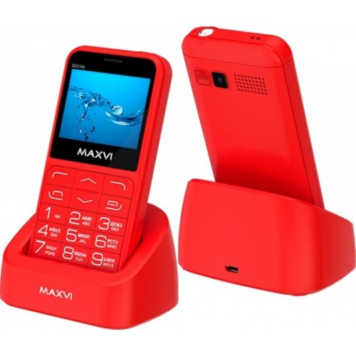 Мобильный телефон Maxvi B231 ds Red (2,31"/0,3МП/1400mAh)