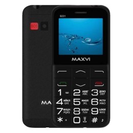 Мобильный телефон MAXVI B231 ds с док станцией Black (2,31"/0,3П/1400mAh)