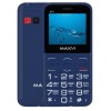 Компактный и надежный мобильный телефон MAXVI B231 ds Blue с длительным временем работы