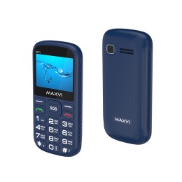 Мобильный телефон MAXVI B232 Blue (2,31"/0,3МП/1800mAh)