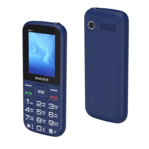 Мобильный телефон MAXVI B241 Blue (2,4"/1,3МП/2300mAh)