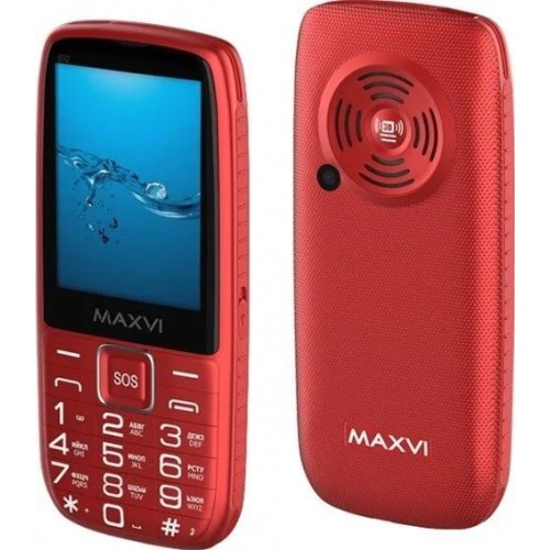 Мобильный телефон Maxvi B32 Red (3,2"/1,3МП/2000mAh)