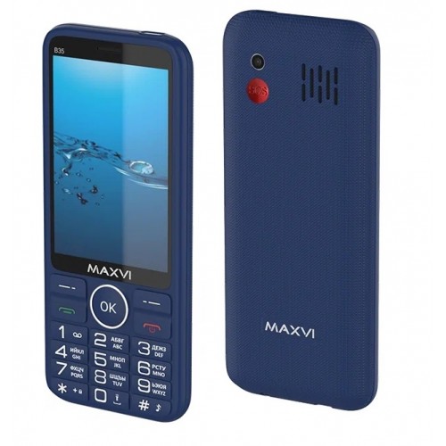 Мобильный телефон Maxvi B35 Blue (3,5"/1,3МП/2500mAh)