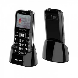 Мобильный телефон MAXVI B6 ds UP с док станцией Black (2,2"/0,3МП/1400mAh)