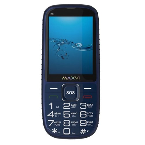 Мобильный телефон MAXVI B9 Blue (2,8"/1,3МП/2000mAh)