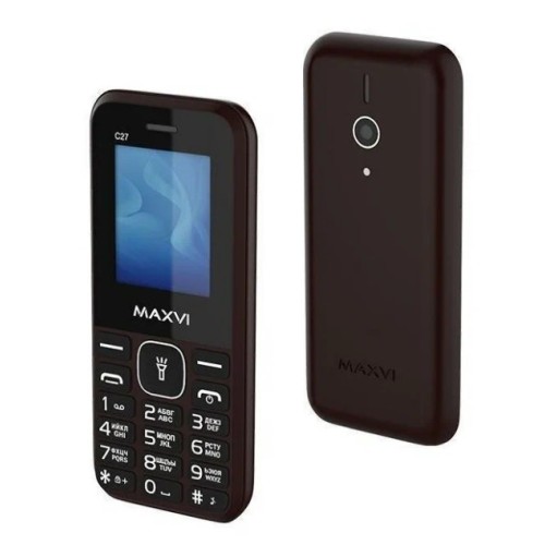 Мобильный телефон MAXVI C27 Brown (1,77"/0,3МП/600mAh)
