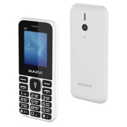 Мобильный телефон MAXVI C27 White (1,77"/0,3МП/600mAh)