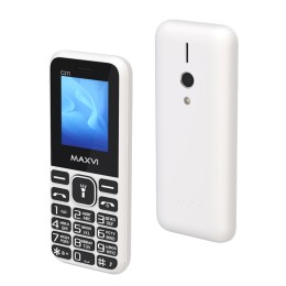 Мобильный телефон MAXVI C27i White (1,77"/0,3МП/600mAh)