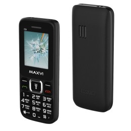 Мобильный телефон MAXVI C3i Black (1,77"/800 mAh)