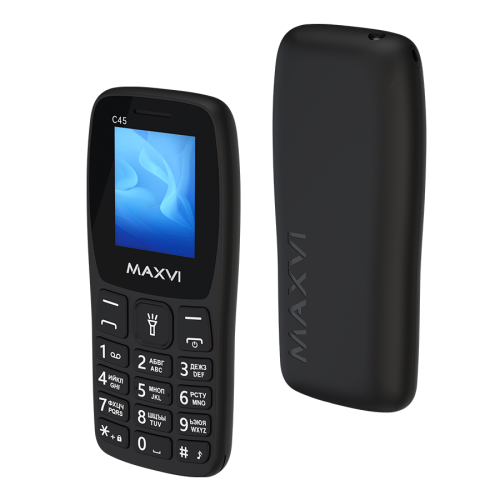 Мобильный телефон MAXVI C45 Black (1,77"/800mAh)