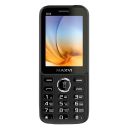 Мобильный телефон MAXVI K18 Black (2,4"/1,3МП/800mAh)