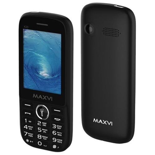 Мобильный телефон MAXVI K20 Black (2,8"/1,3МП/2500mAh)