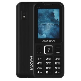 Мобильный телефон MAXVI K21 Black (2,4"/0,5МП/1400mAh)