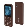 Элегантный мобильный телефон MAXVI K21 Chocolate с мощной батареей