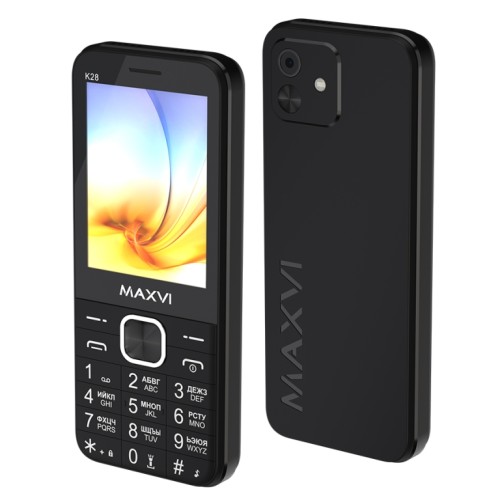 Мобильный телефон MAXVI K28 Black (2,8"/1,3МП/1800mAh)