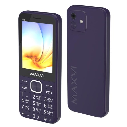 Мобильный телефон MAXVI K28 Purple (2,8"/1,3МП/1800mAh)