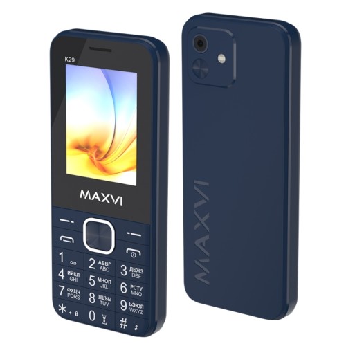 Мобильный телефон MAXVI K29 Blue (2,4"/1,3МП/1800mAh)