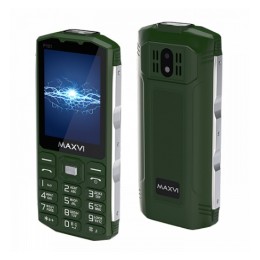 Мобильный телефон MAXVI P101 Green (2,8"/0,3МП/3800mAh)