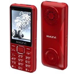 Мобильный телефон MAXVI P110 Red (2,8"/0,3МП/4000mAh)