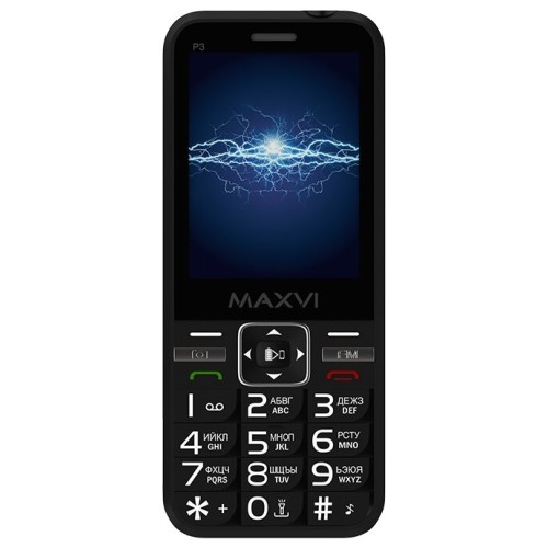 Мобильный телефон MAXVI P3 Black (2,8"/0,3МП/2700mAh)