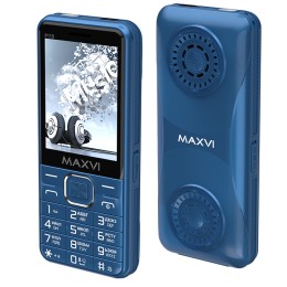 Мобильный телефон MAXVI P30 Blue (2,8"/0,3МП/1800mAh)