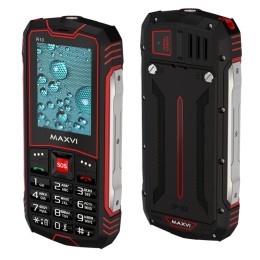 Мобильный телефон MAXVI R10 Red (2,4"/1,3МП/1800mAh)