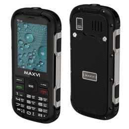 Мобильный телефон MAXVI R2 UP Black (2,8"/1,3МП/4000mAh/IP68)