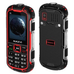 Мобильный телефон MAXVI R2 UP Red (2,4"/0,3МП/3500mAh/IP68)