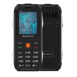Мобильный телефон MAXVI T100 Black (1,77"/без камеры/IP54/1500mAh)