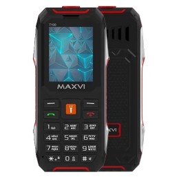 Мобильный телефон MAXVI T100 Red (1,77"/без камеры/IP54/1500mAh)