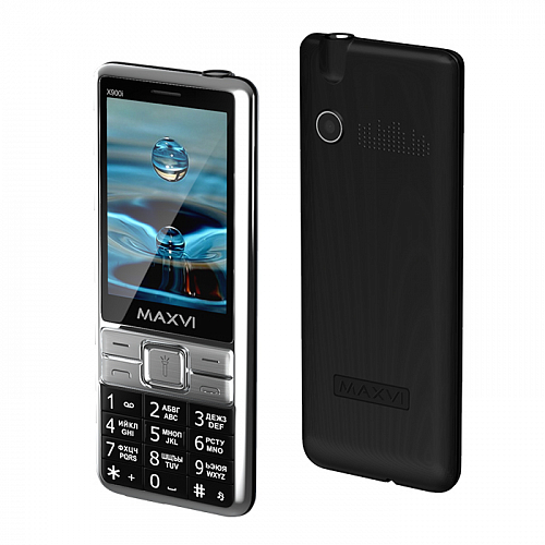 Мобильный телефон MAXVI X900i Black (2,8"/1,3МП/1800mAh)