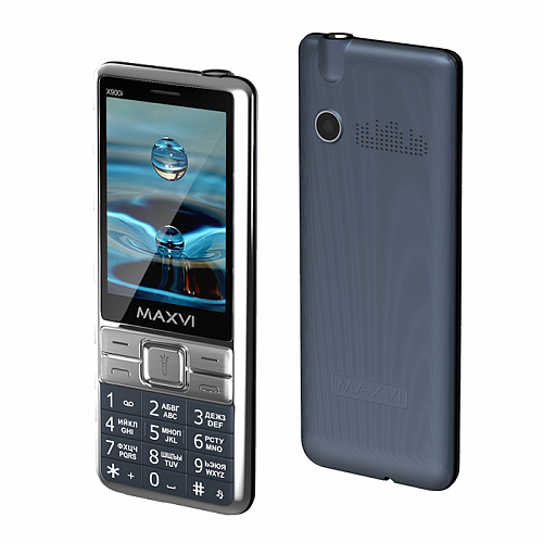 Мобильный телефон MAXVI X900i Blue (2,8"/1,3МП/1800mAh)