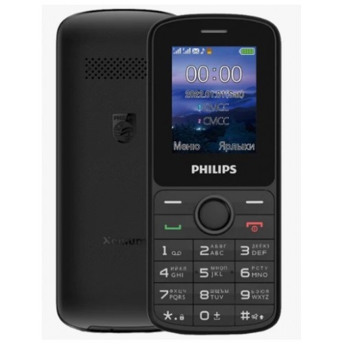 Мобильный телефон Philips E2101 Black (1,77"/1000mAh)