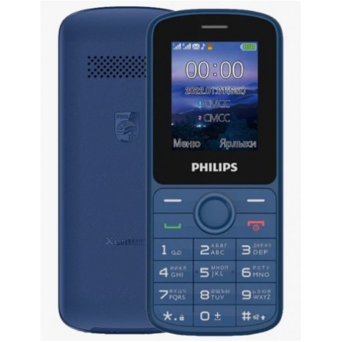 Мобильный телефон Philips E2101 Blue (1,77"/1000mAh)