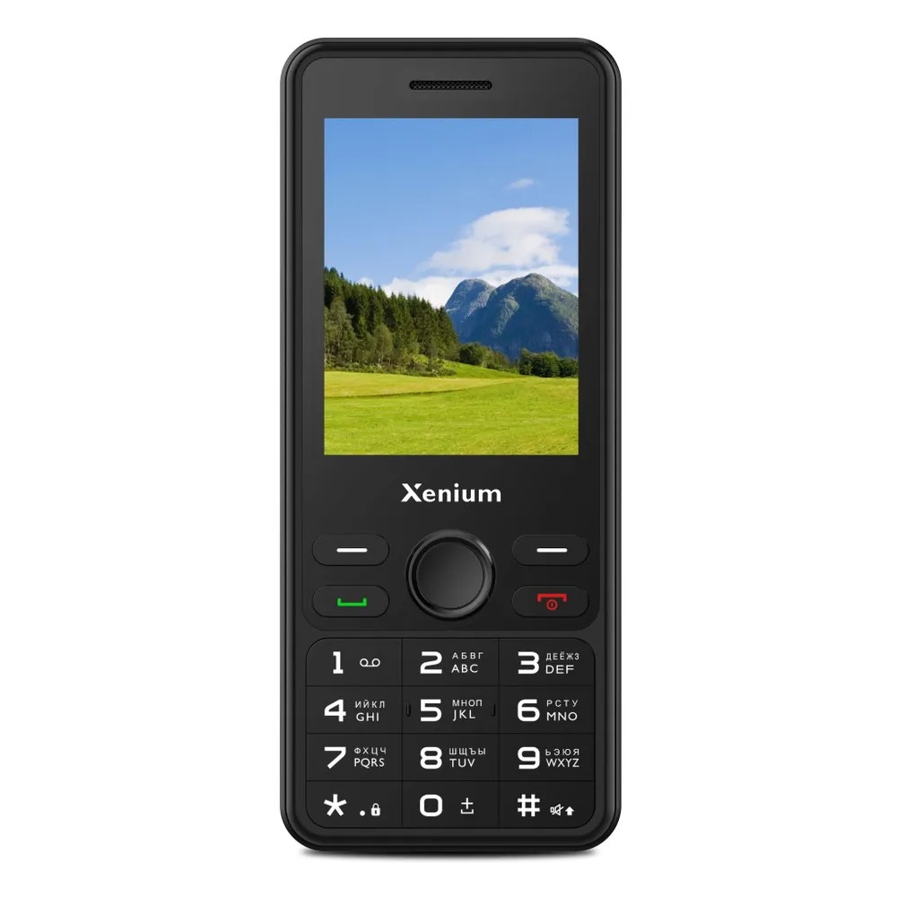 Мобильный телефон XENIUM X280 Black (2,8"/0,3МП/3000mAh)
