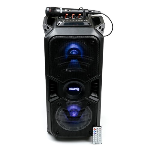 Напольная колонка DIALOG Oscar AO-11 (Bluetooth/USB/TF/AUX/микр/ПДУ/цветомуз/26Вт) черная