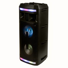 Напольная колонка DIALOG Oscar AO-12 (Bluetooth/USB/TF/AUX/микр/ПДУ/цветомуз/30Вт) черная