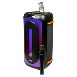 Напольная колонка DIALOG Oscar AO-150 (Bluetooth/USB/TF/AUX/микр/ПДУ/цветомуз/40Вт) черная